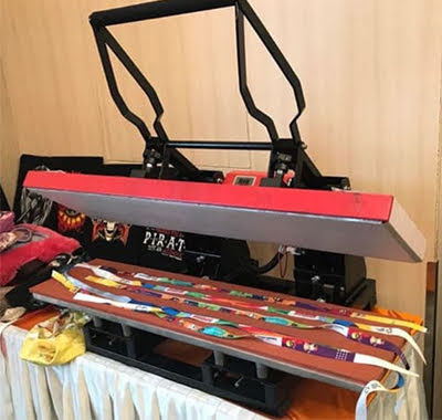 QiangDa Lanyard Heat Press
